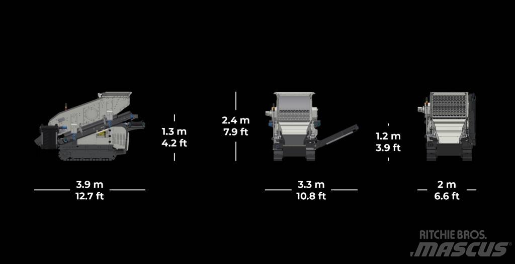 Komplet KOMPATTO 221 Мобилни скрийнери
