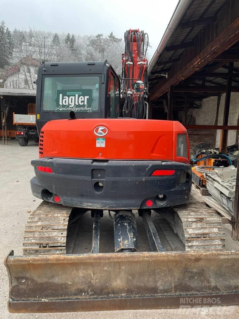 Kubota KX 080-4a2 Средни екскаватори 7т - 12т