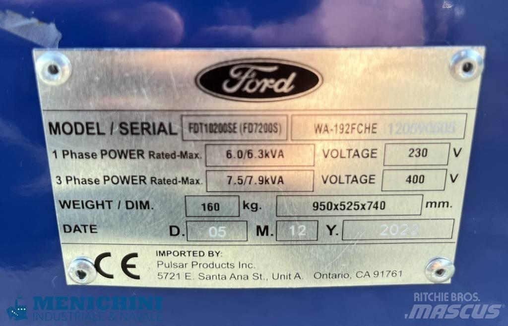 Ford FDT10200SE Дизелови генератори
