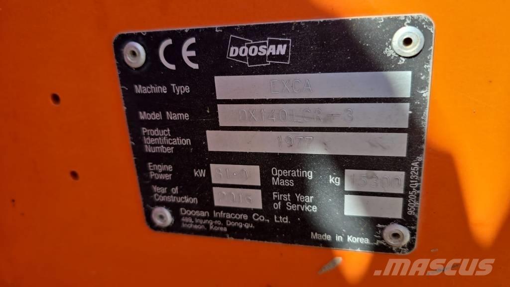 Doosan DX 140 LCR-3 Верижен екскаватор