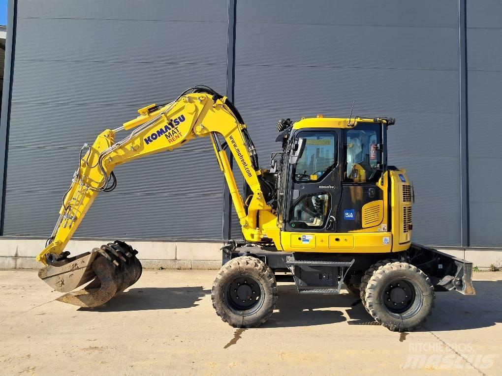 Komatsu PW98MR-11E0 Колесни екскаватори
