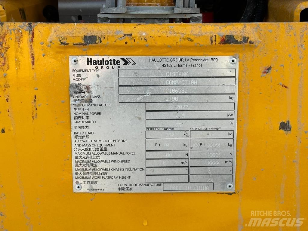 Haulotte COMPACT 10N Ножични работни платформи