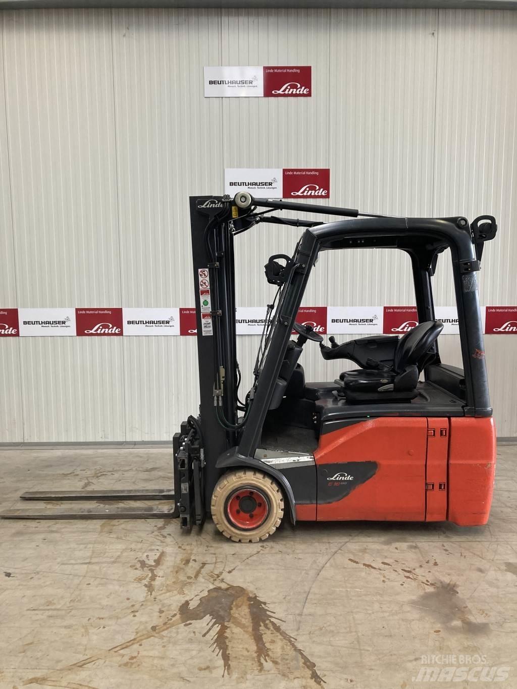 Linde E18 Електрически вилични кари-повдигачи