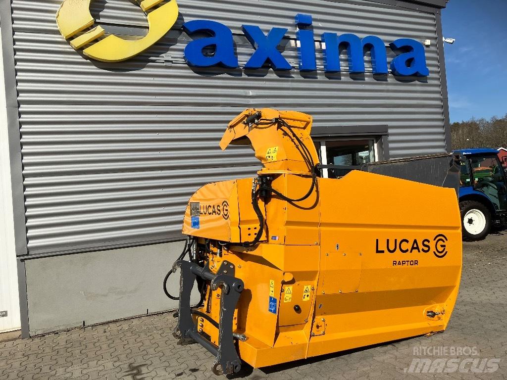 Lucas Raptor Резачки за бали, резачки и машини за отмотаване на бали