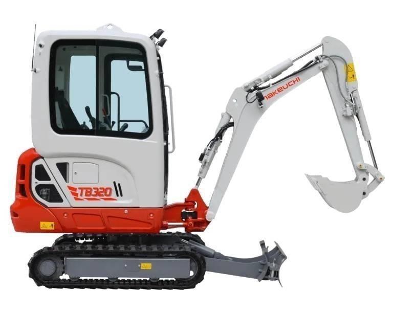 Takeuchi TB320 Мини екскаватори < 7 т