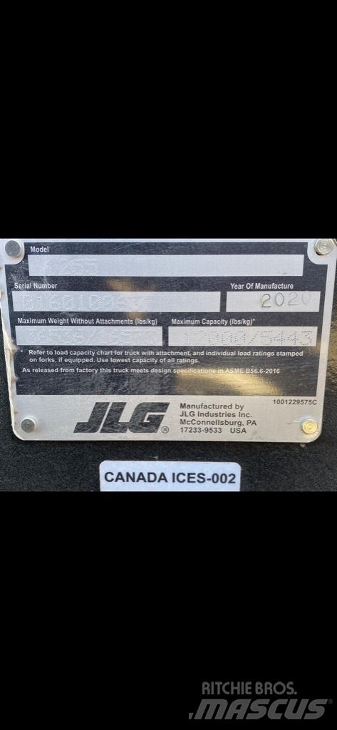 JLG 1255 Телескопични товарачи