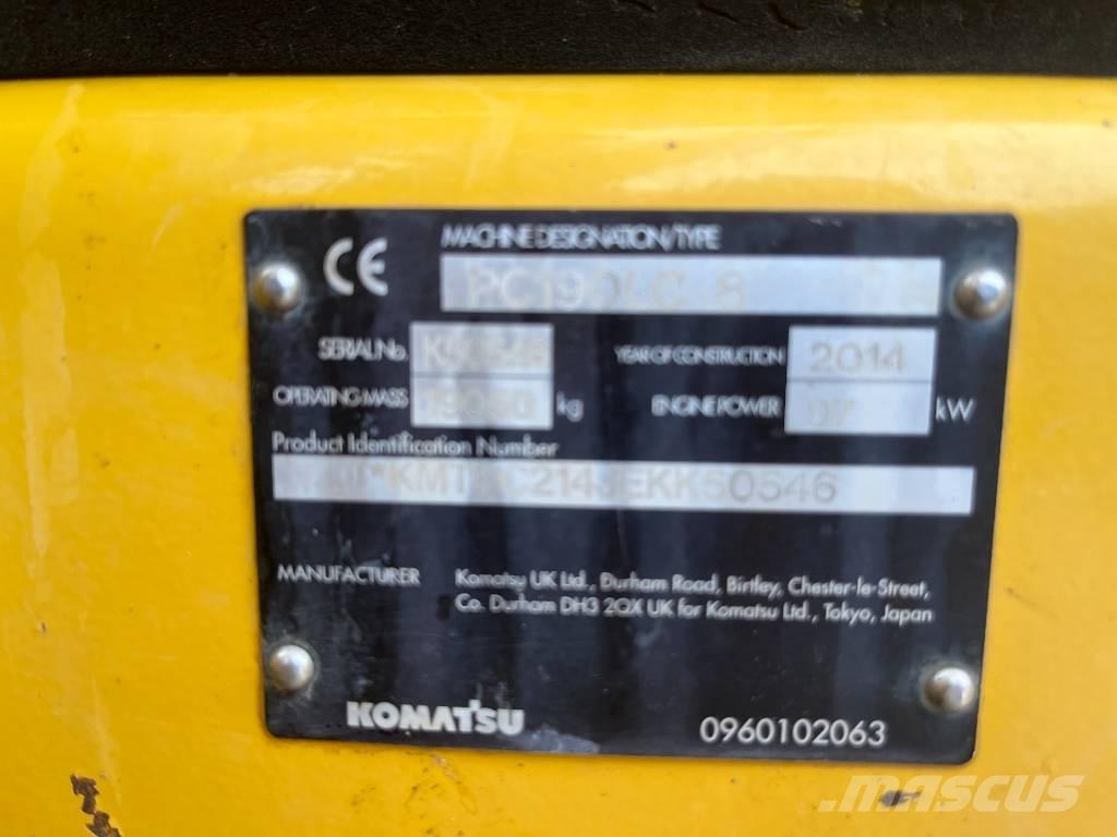 Komatsu PC 190 LC-8 Верижен екскаватор
