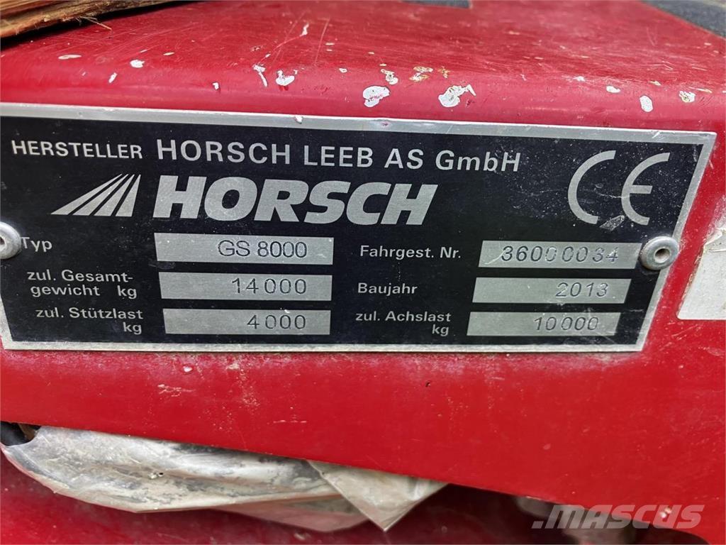 Horsch GS 8000 Прикачни пръскачки
