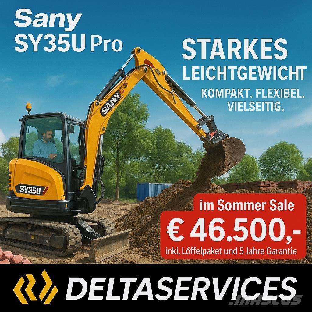 Sany SY 35 U Мини екскаватори < 7 т