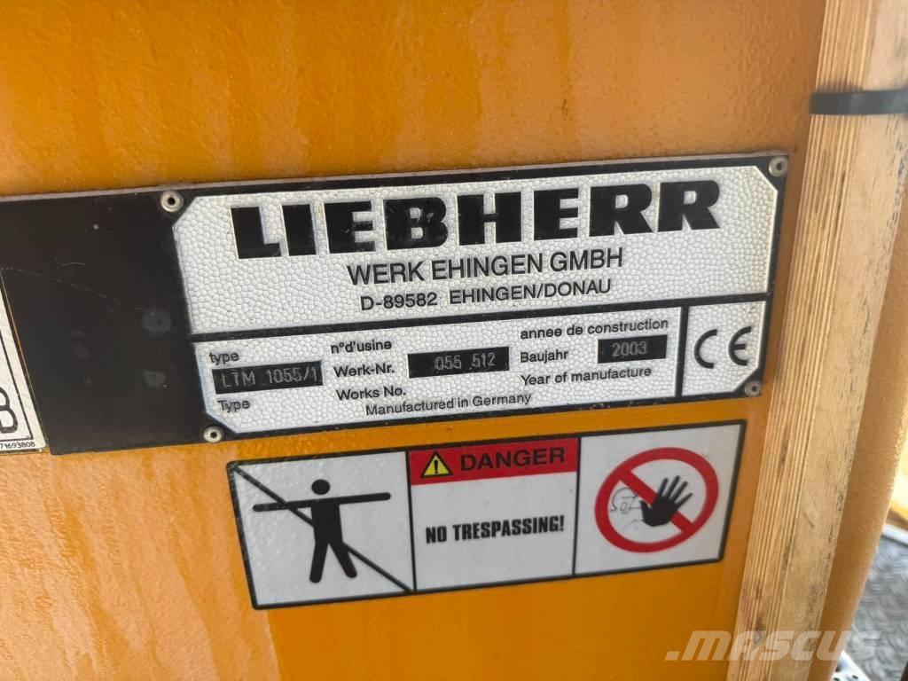 Liebherr LTM 1055-1 Всъдеходни кранове