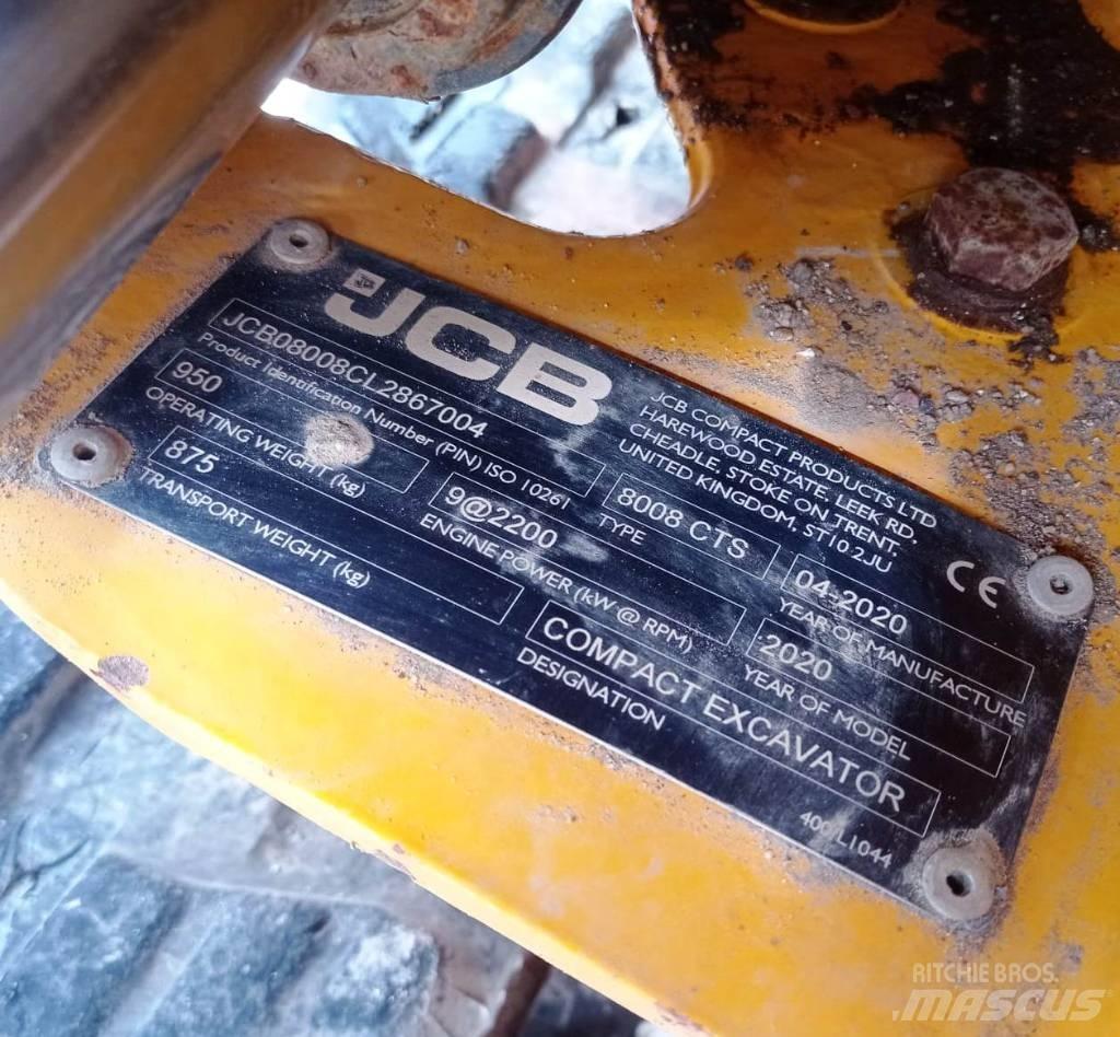 JCB 8008 CTS Мини екскаватори < 7 т