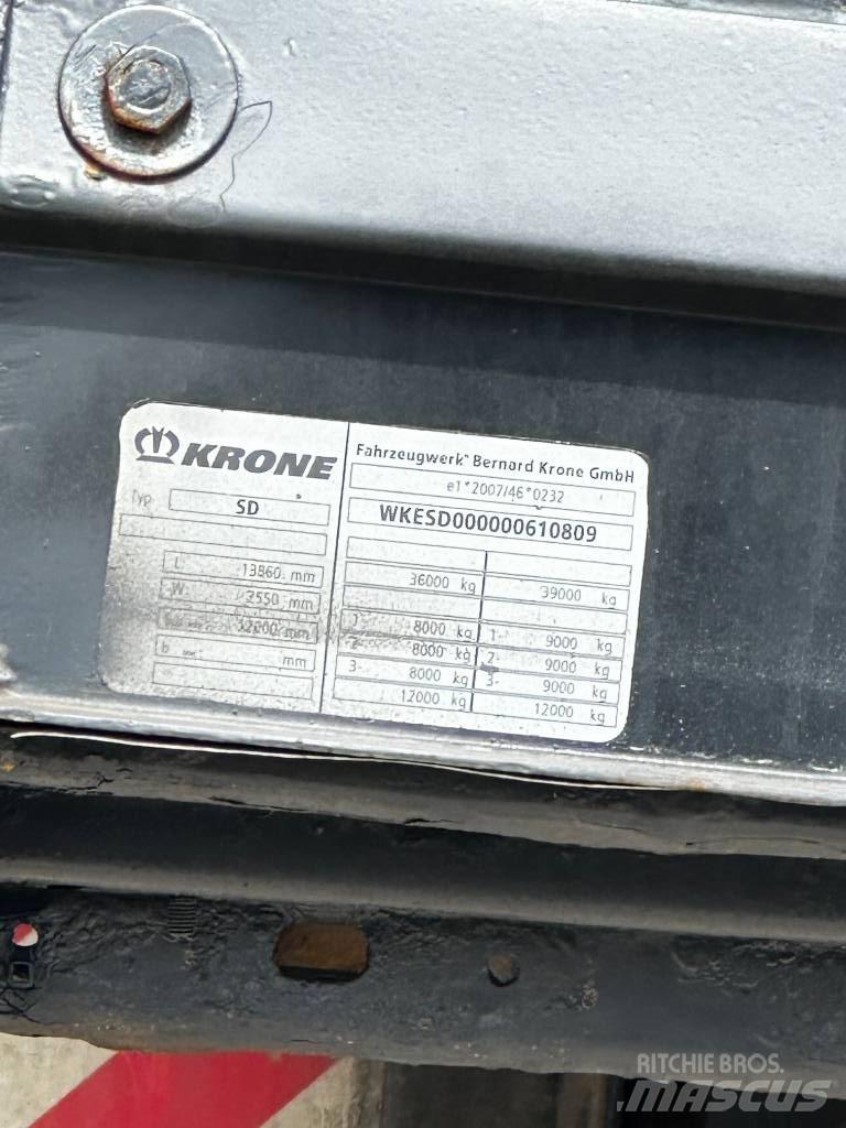 Krone SD Плоскоподови / Бордови полуремаркета
