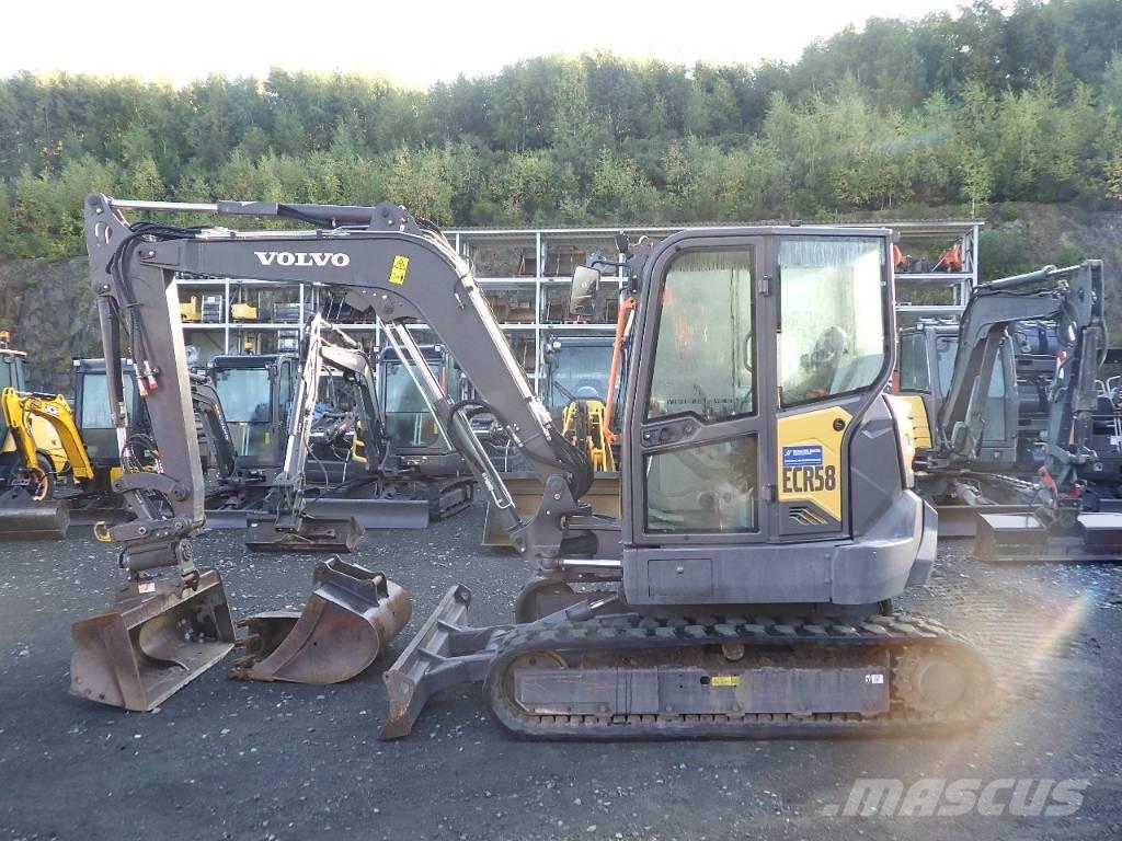 Volvo ECR 58 F Мини екскаватори < 7 т