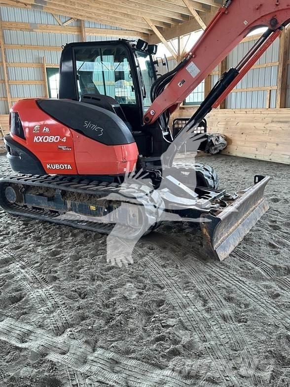 Kubota KX080-4 Верижен екскаватор