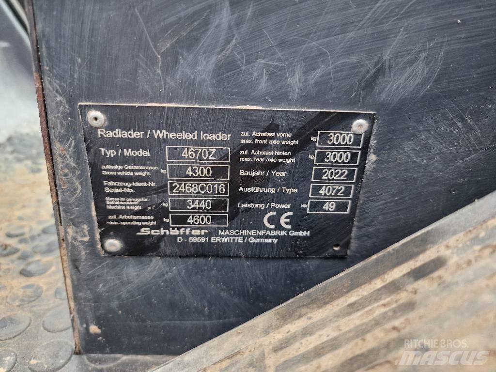 Schäffer 4670Z Колесни товарачи