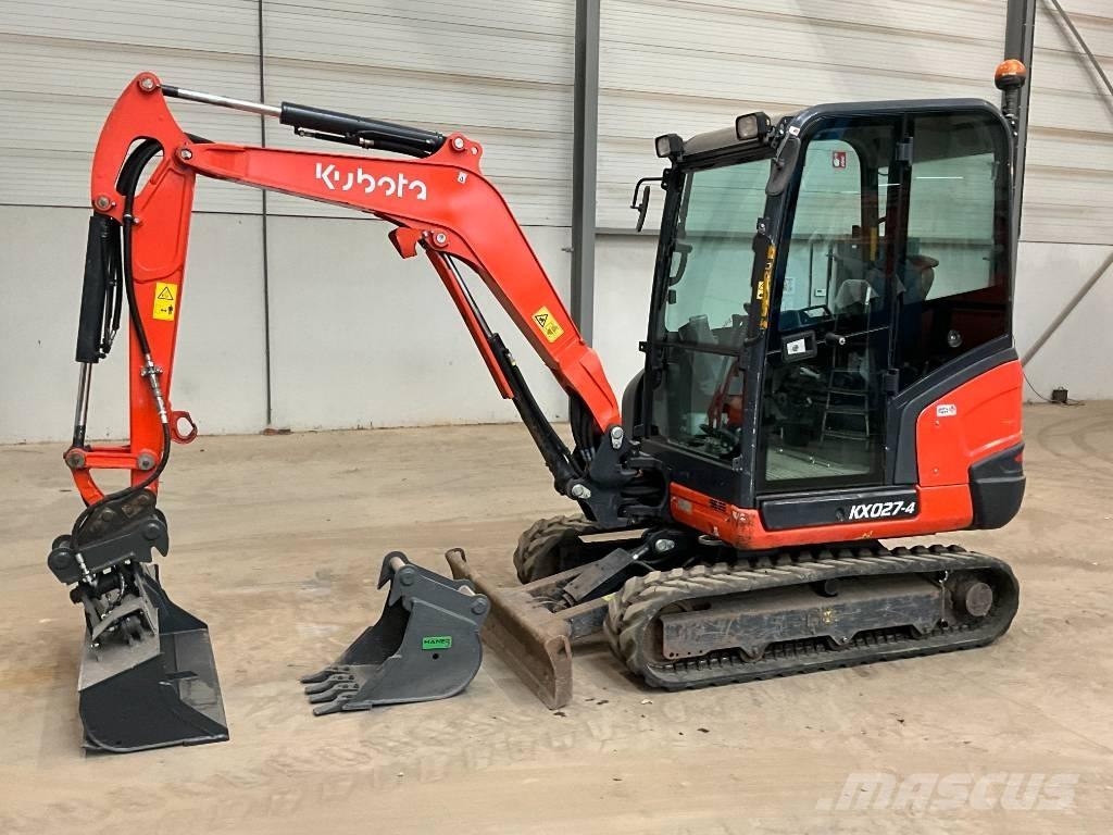 Kubota KX 027-4 Мини екскаватори < 7 т