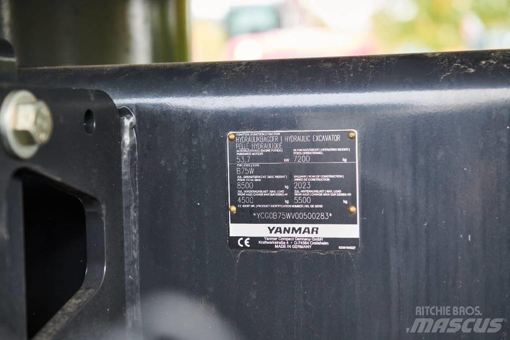 Yanmar B 75 W Колесни екскаватори