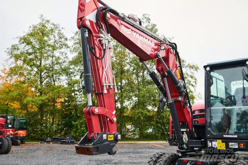Yanmar B 75 W Колесни екскаватори