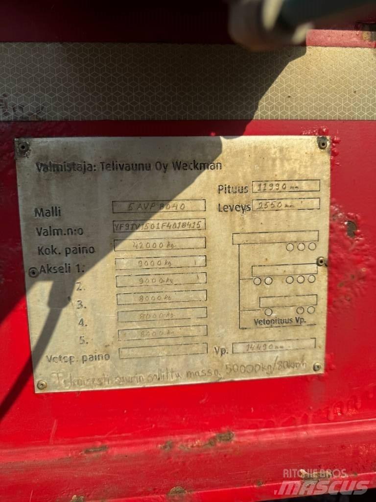 Weckman 5 AVP 8040 За превоз на дървени трупи