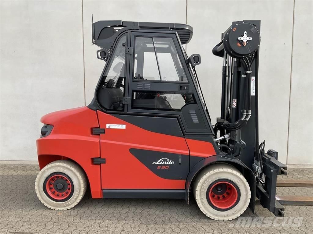 Linde E80-01/900 Електрически вилични кари-повдигачи