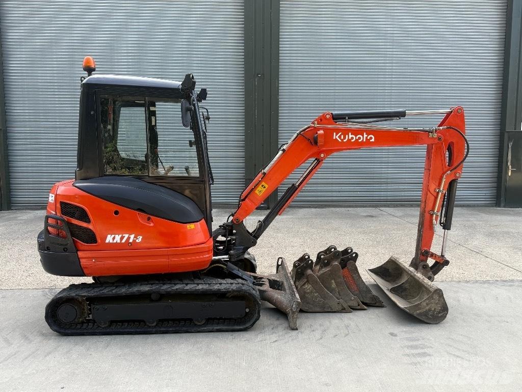 Kubota KX 71 Мини екскаватори < 7 т