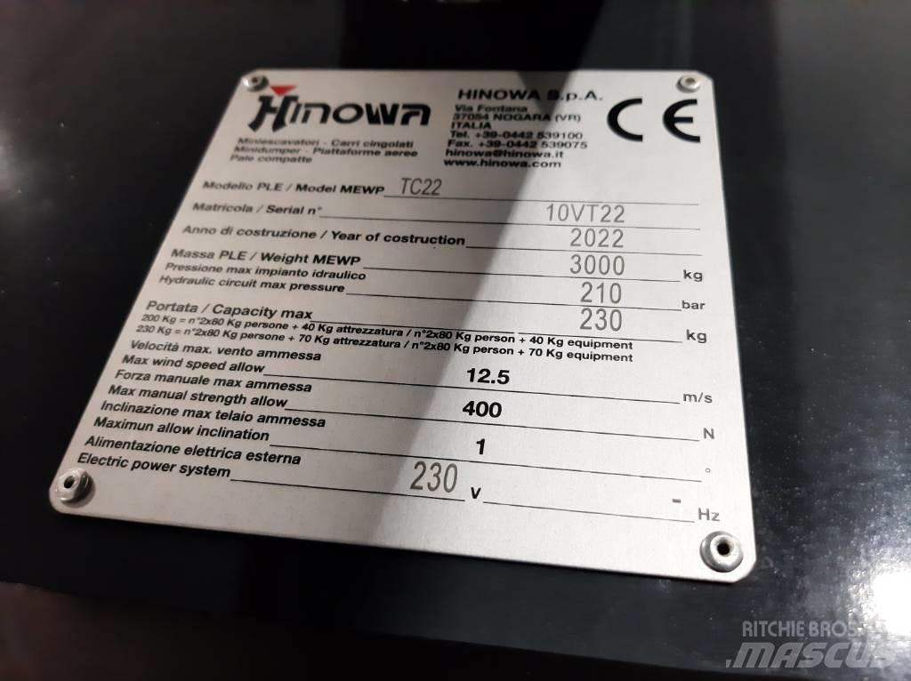Hinowa TC 22 N Телескопични повдигачи

