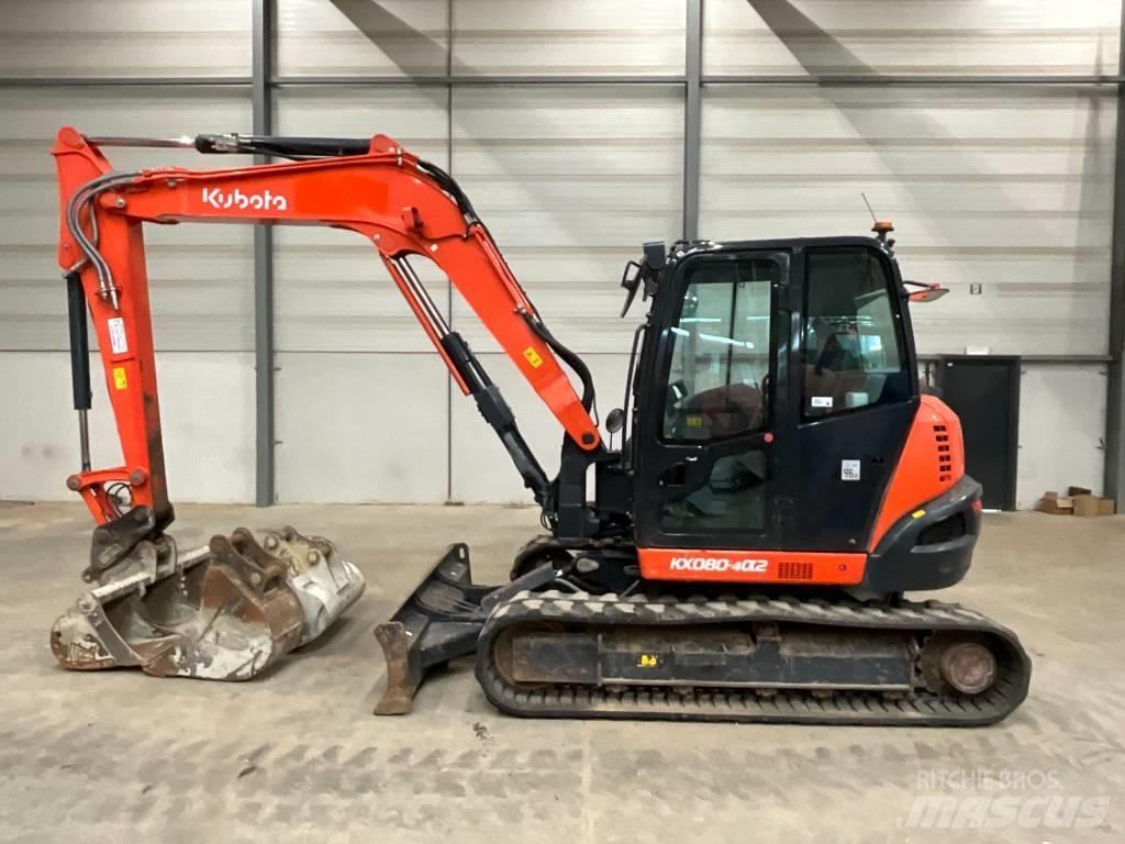 Kubota KX 080-4 A 2 Средни екскаватори 7т - 12т