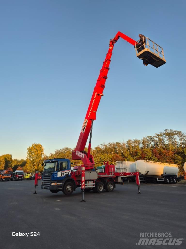 Scania P 380 Моторизирани платформи с талига