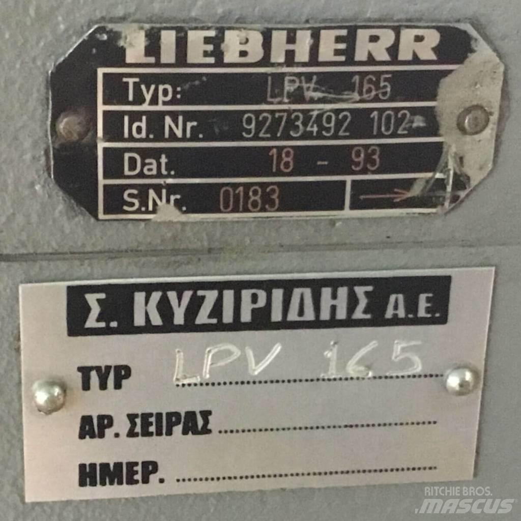 Liebherr LPV 165 Хидравлични
