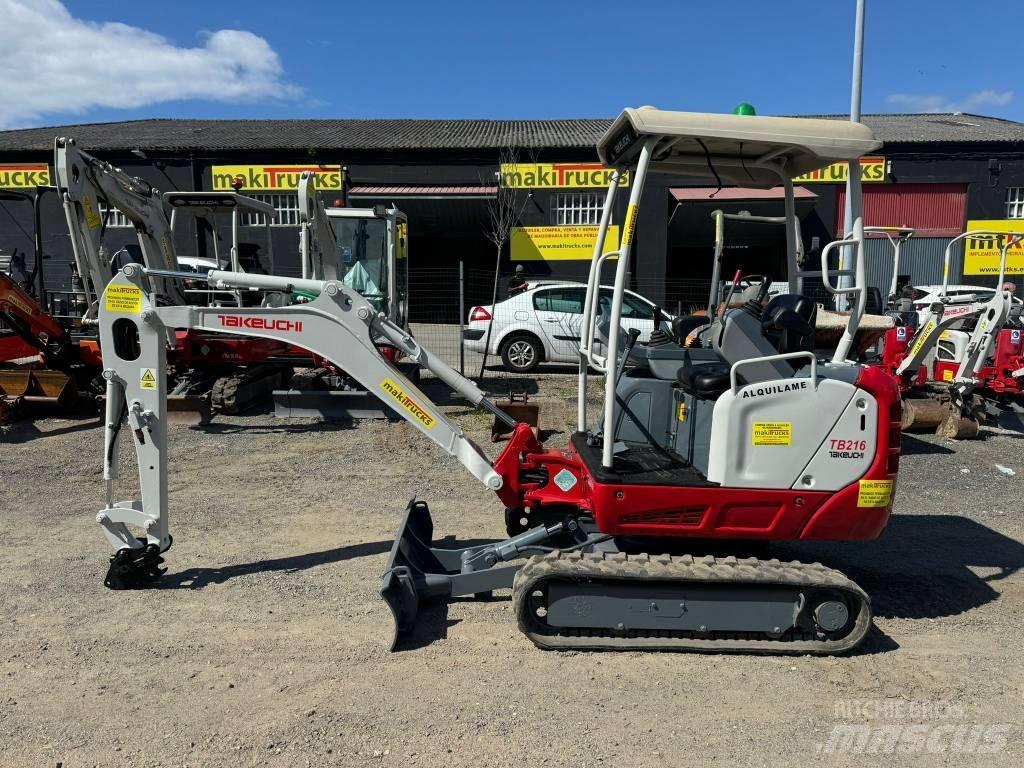 Takeuchi TB 216 Мини екскаватори < 7 т