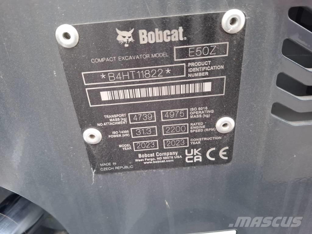 Bobcat E 50z Мини екскаватори < 7 т