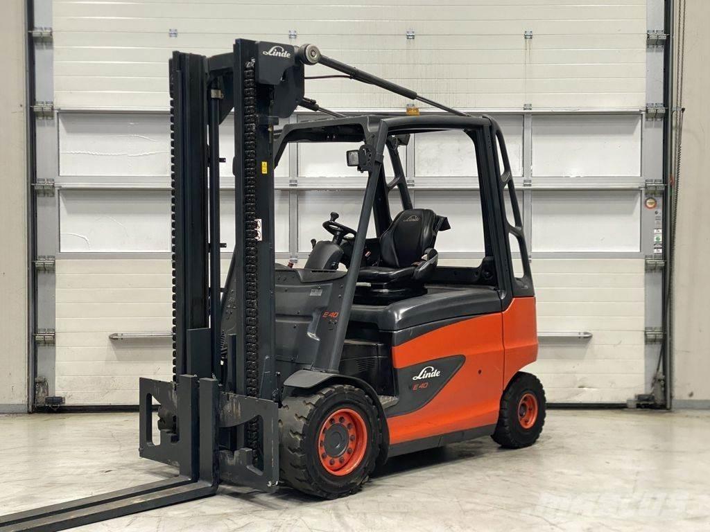 Linde E40H-01/600 Електрически вилични кари-повдигачи