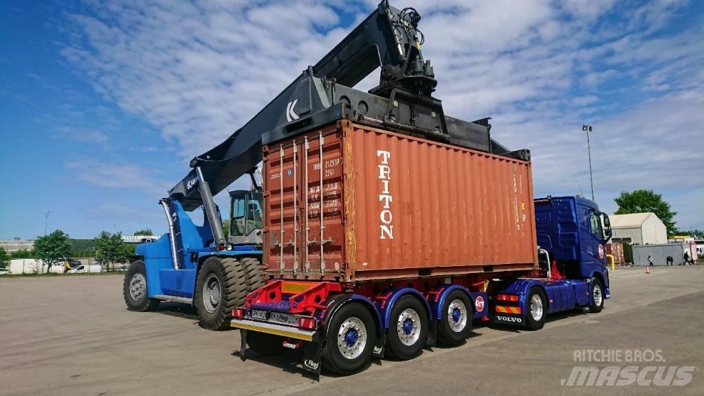 Fliegl SDS 380 Полуремаркета със скипов подемник