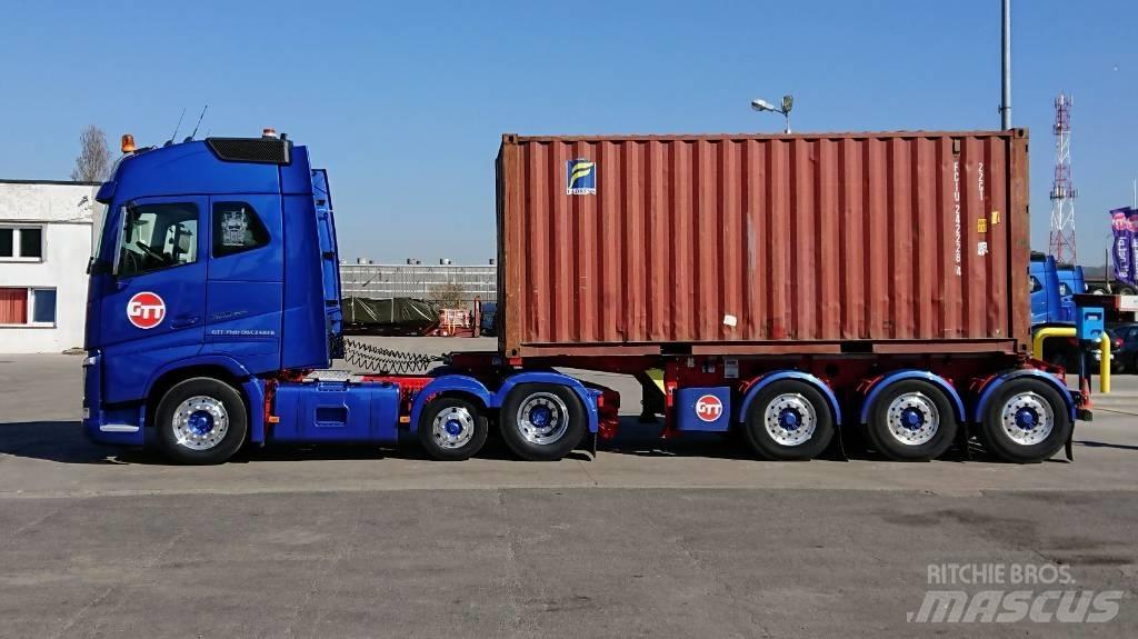 Fliegl SDS 380 Полуремаркета със скипов подемник