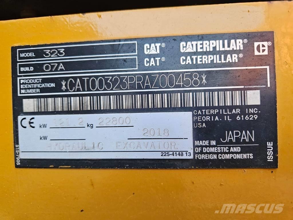 CAT 323 Верижен екскаватор