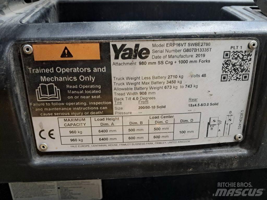 Yale ERP16VT Електрически вилични кари-повдигачи