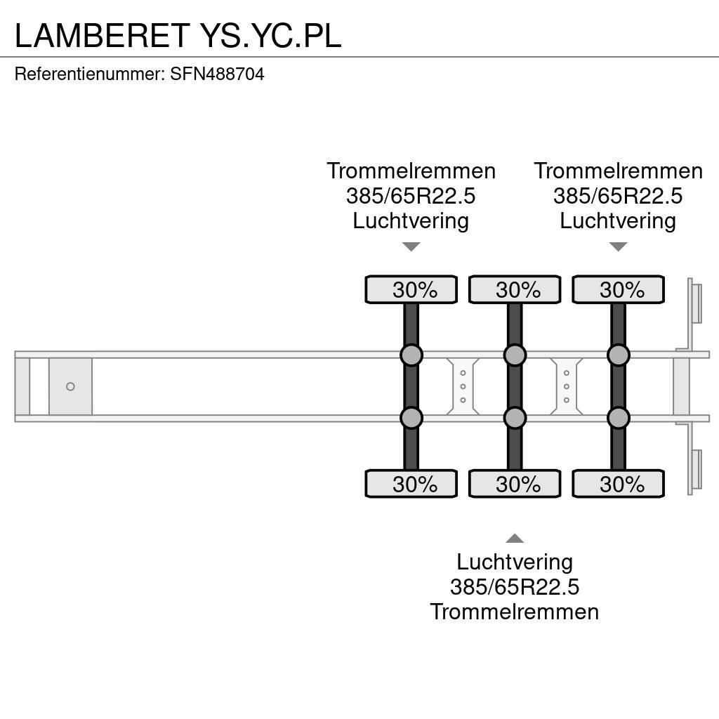 Lamberet YS.YC.PL Температурно-контролирани полуремаркета
