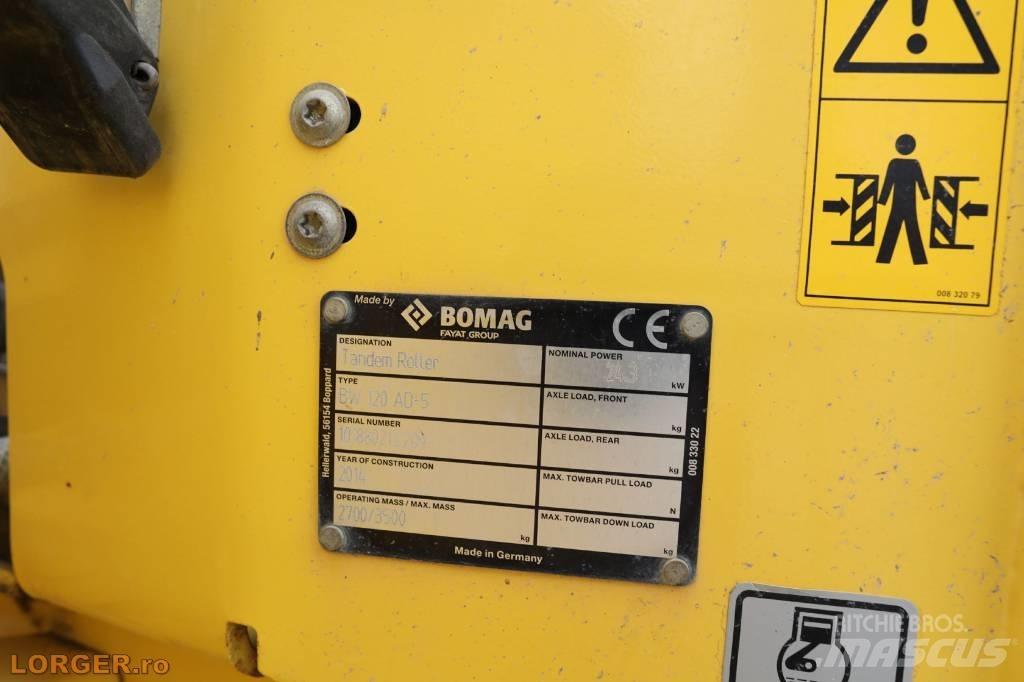 Bomag BW 120 AD-5 Двойни барабанни ролки
