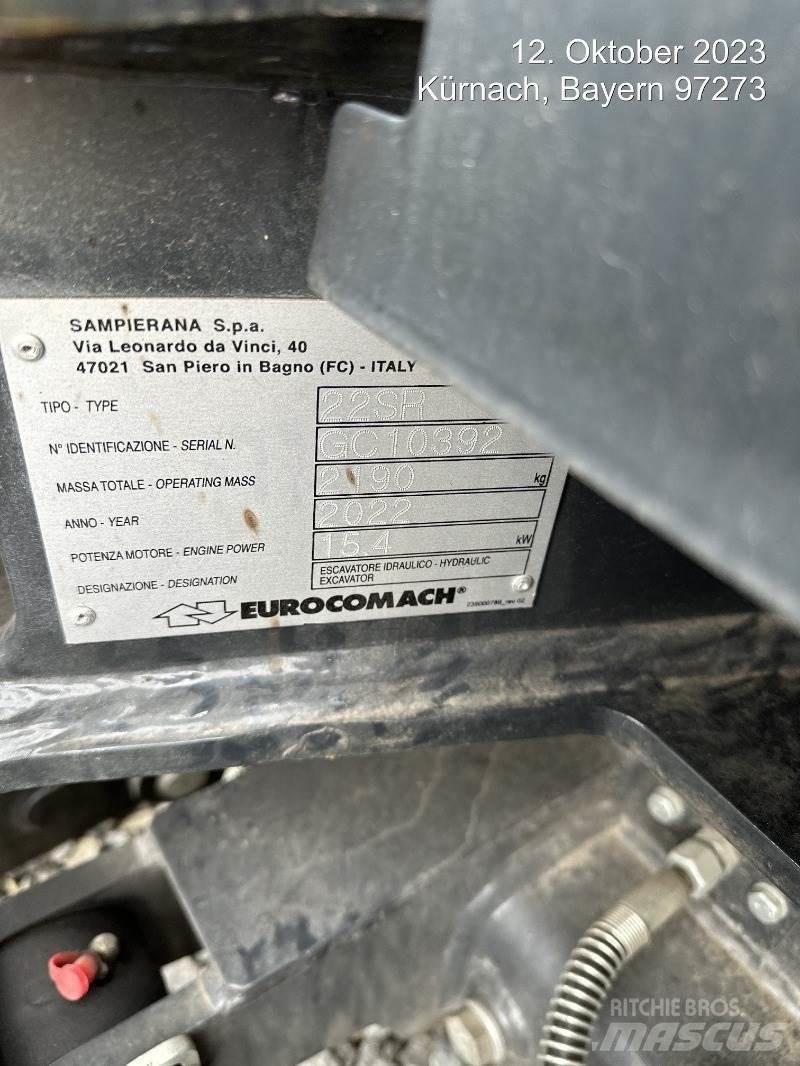 Eurocomach 22SR Мини екскаватори < 7 т