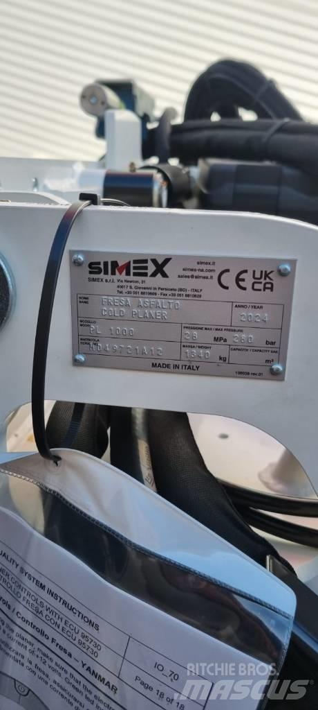 Simex PL1000 Аксесоари за асфалтополагащи машини