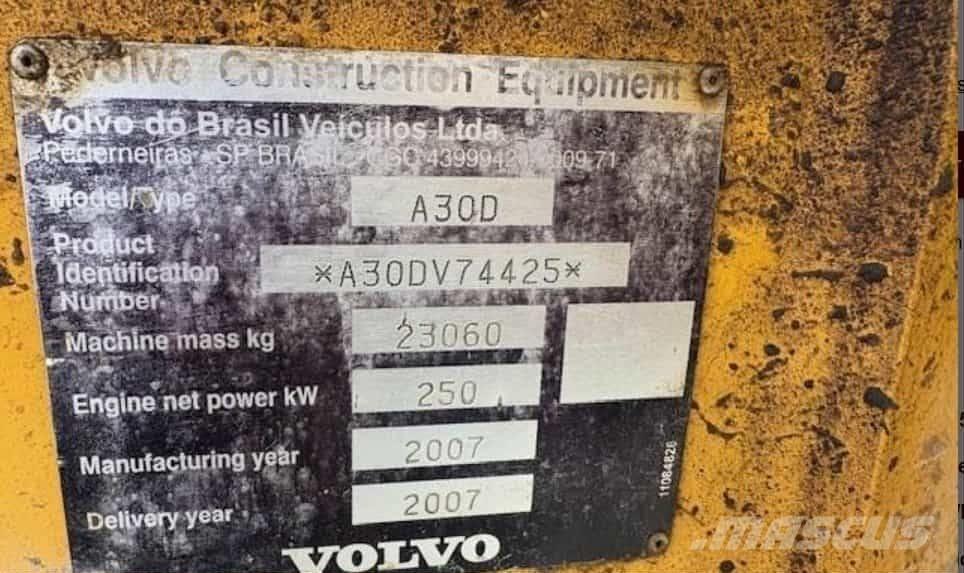Volvo A 30 D Дъмпери/моторни превозни средства