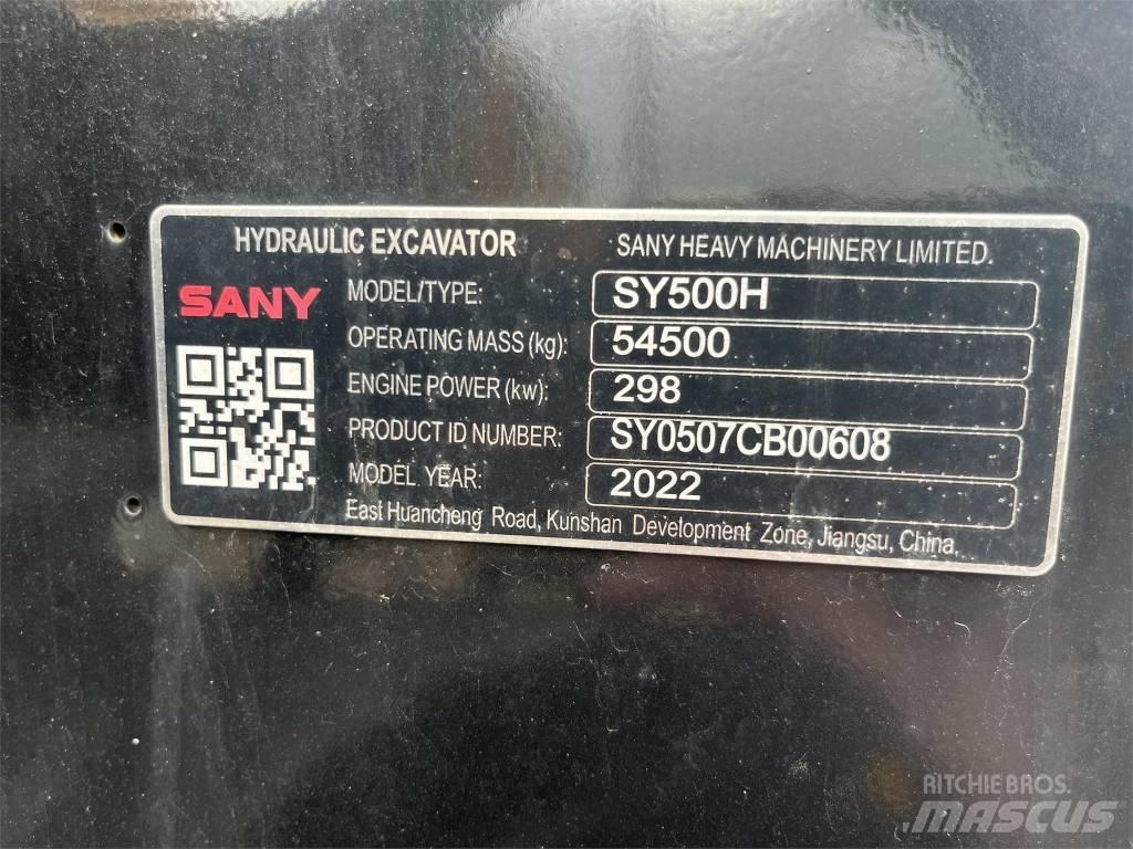 Sany SY 500 H Верижен екскаватор