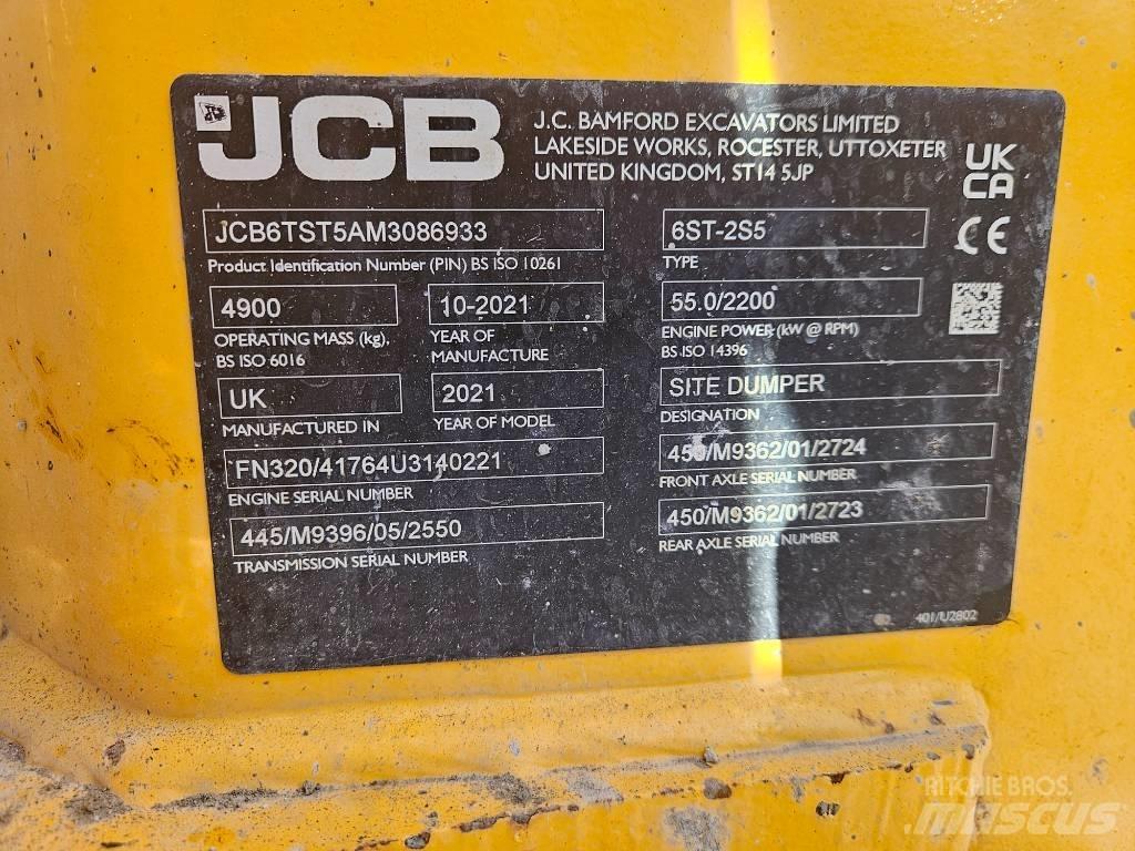 JCB 6ST-2S5 Дъмпери/моторни превозни средства