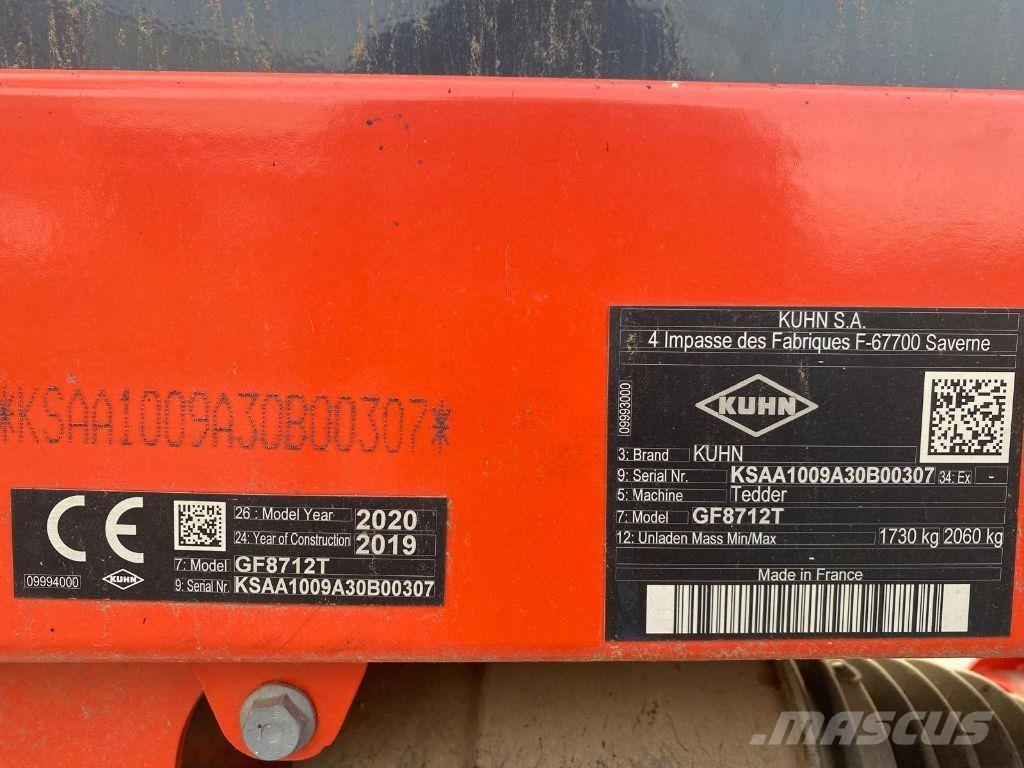 Kuhn GF8712T Гребла и сенообръщачки
