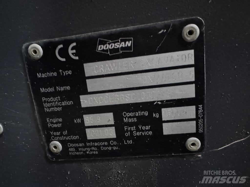 Doosan DX 140 LCR-5 Верижен екскаватор