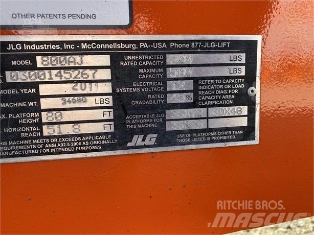 JLG 800 AJ Съчленени стрелови подемници