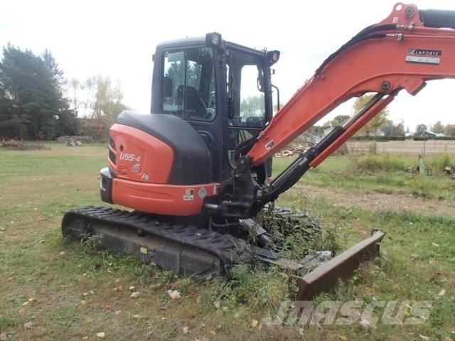 Kubota U 55-4 Мини екскаватори < 7 т