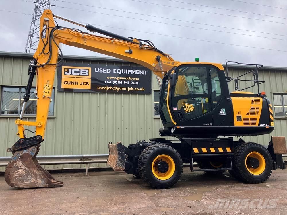 JCB JS145W Колесни екскаватори