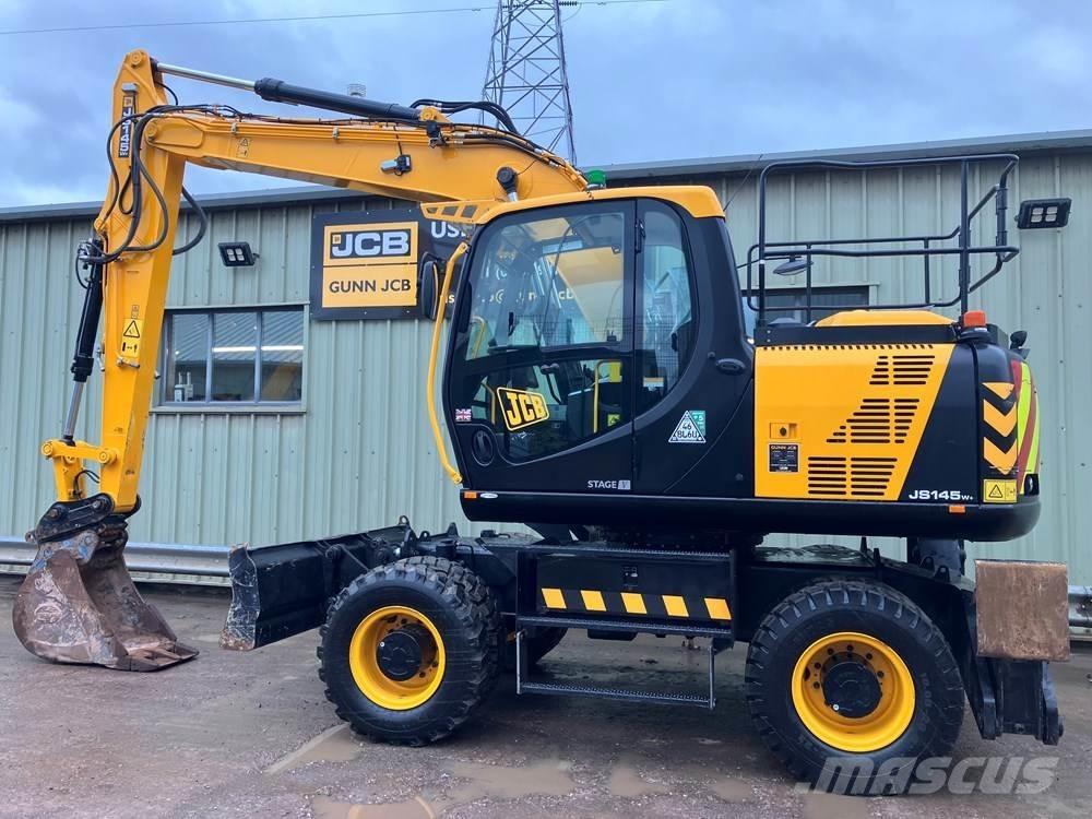 JCB JS145W Колесни екскаватори