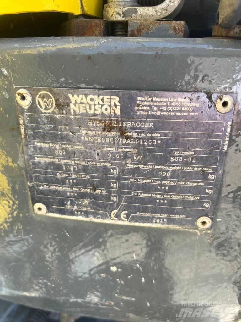 Wacker Neuson 803 RD Мини екскаватори < 7 т